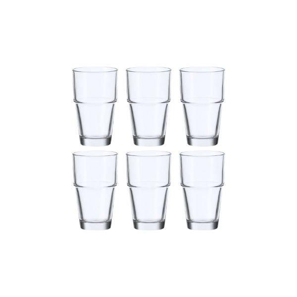 Gläser SOLO, 6er-Set, 0,4 l, Glas