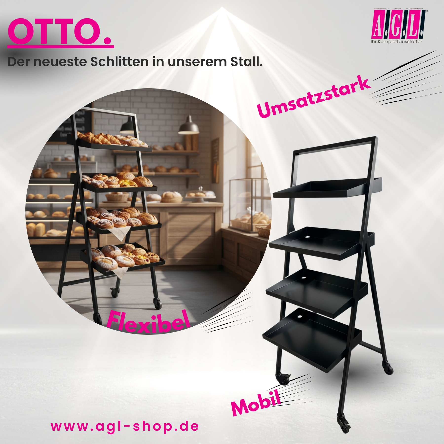 Mobiler Highlightträger "OTTO"