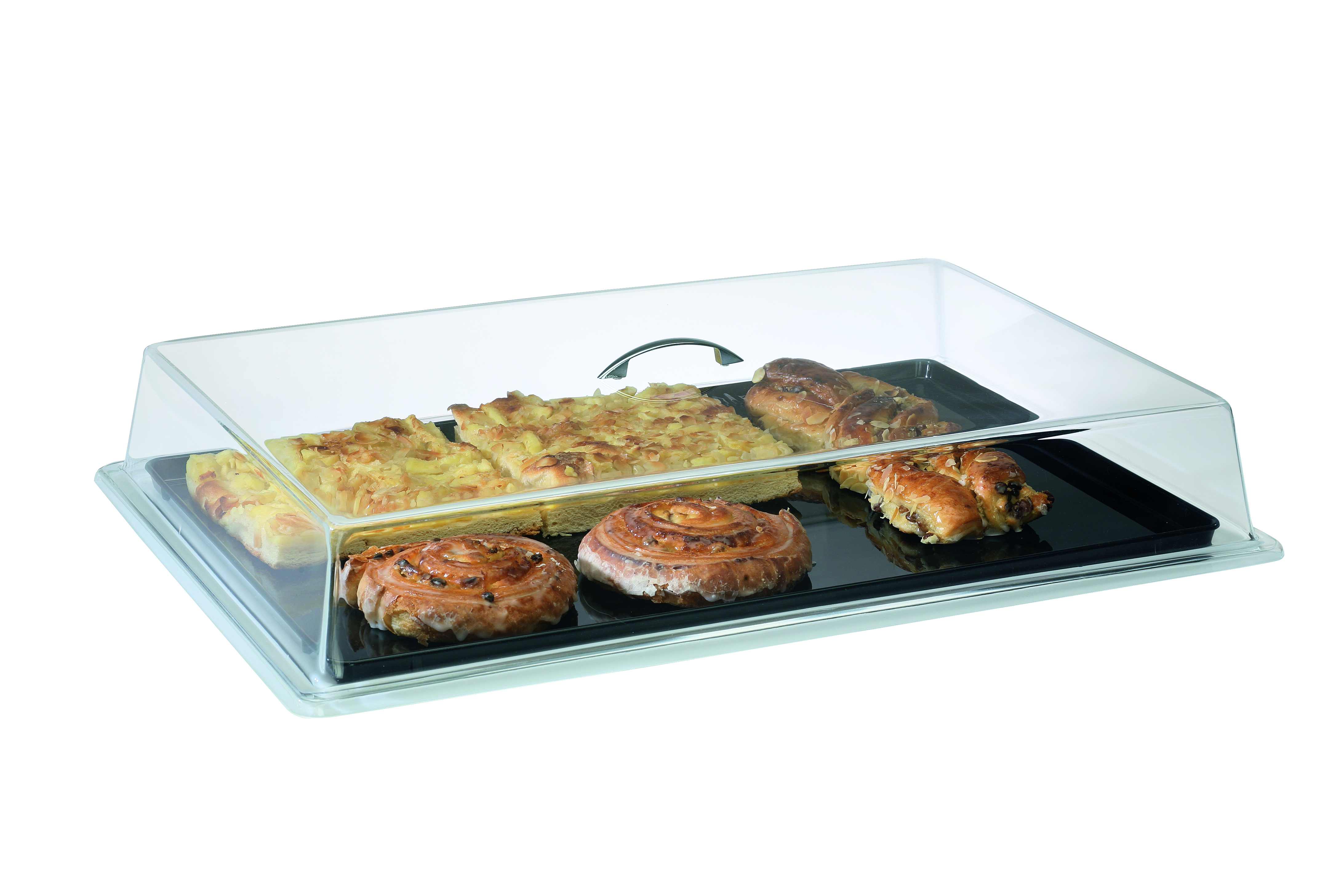 Abdeckhaube geeignet für Auslagetabletts 600 x 400 mm, Acrylglas