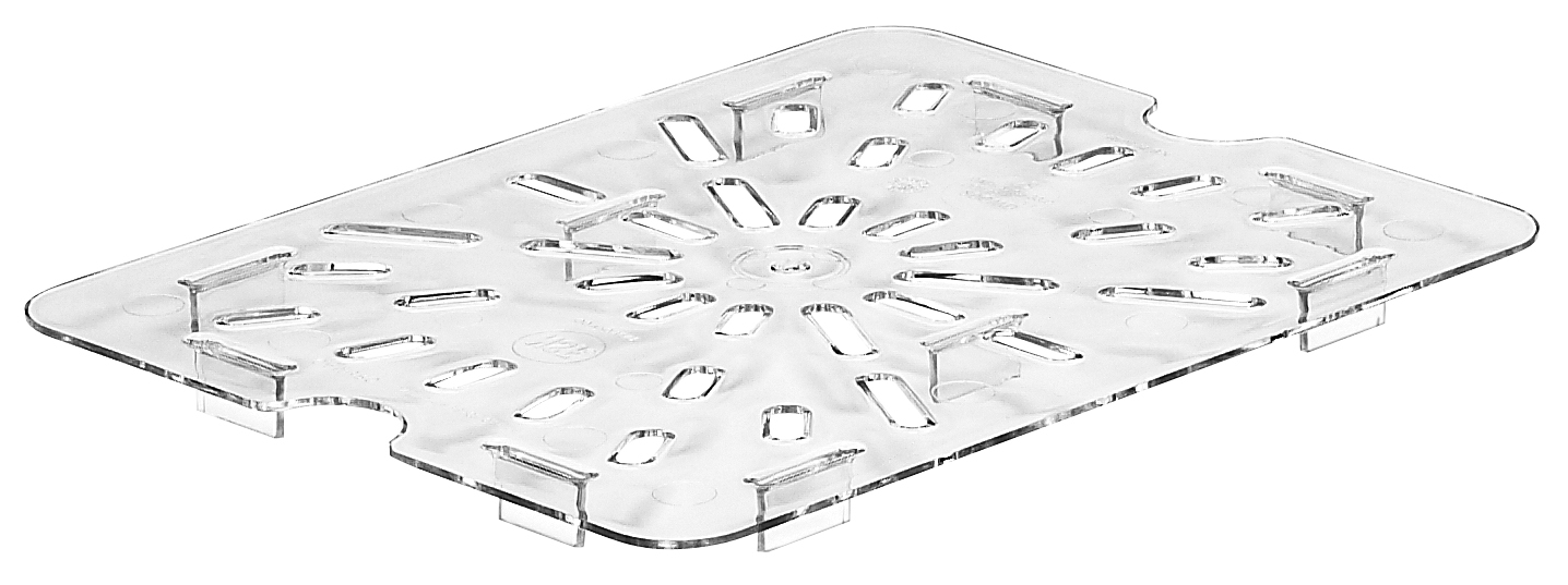 Abtropfgitter für GN-Behälter aus Polycarbonat GN 1/6