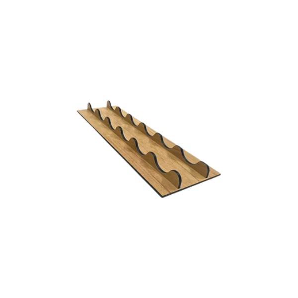 Die Welle für alle Snacks Kunststoff Eichoptik , 600 x 200 mm, 6 Auflagen