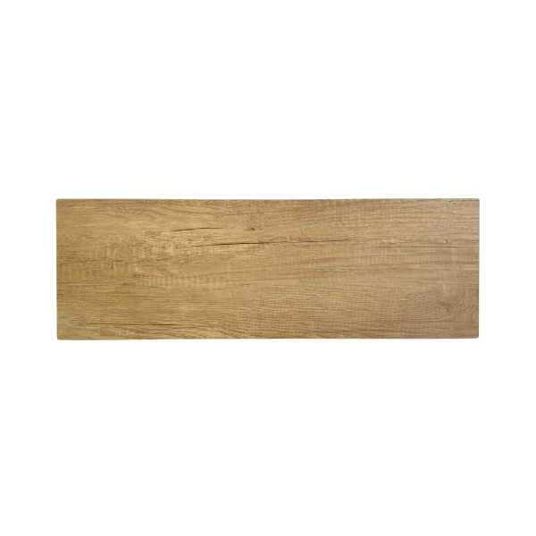 Auslageplatte Kunststoff Eiche, 600 x 200 mm