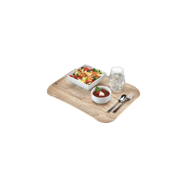 Servier-Tablett Woody 330 x 430 mm, Eiche hell