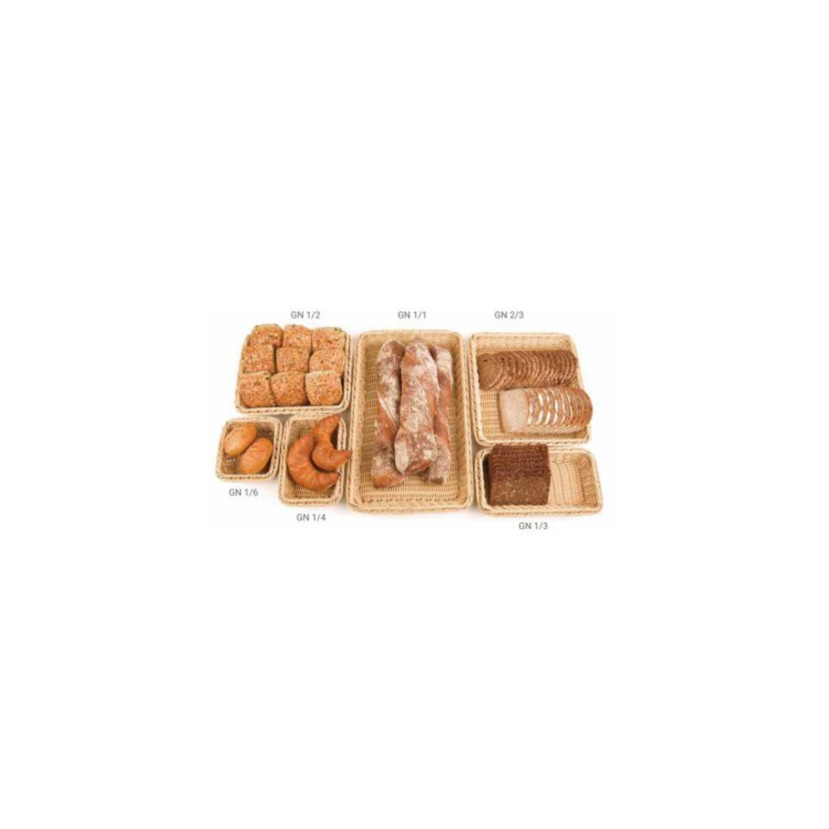 Buffet-Korb-System in Gastro-Norm-Größen