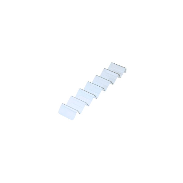 A.G.L. Snackwellen PET klar GN 85 x 490 mm, 6 Auflagen