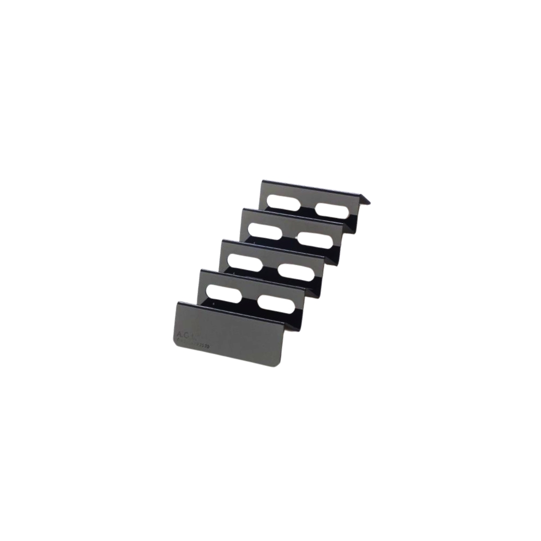 A.G.L. Snackwellen "Black Snack" PET schwarz, 170 x 370 mm, 4 Auflagen