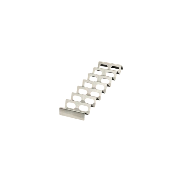 A.G.L. Snackwellen Edelstahl 170 x 570 mm, 7 Auflagen