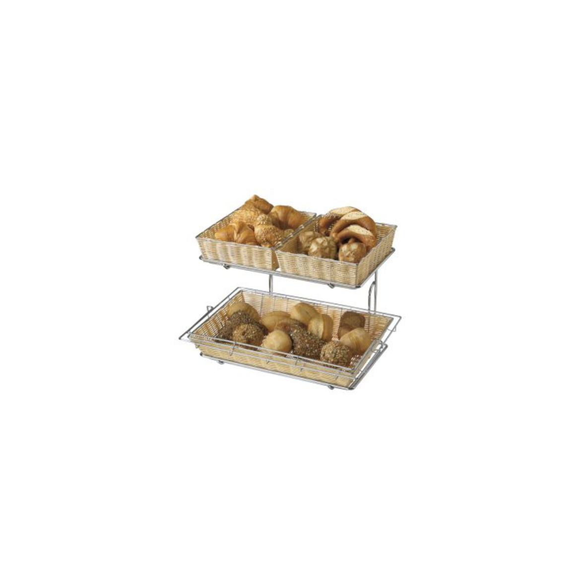 Buffet-Gestell GN 1/1, 500 x 340 mm H 375 mm,  verchromt